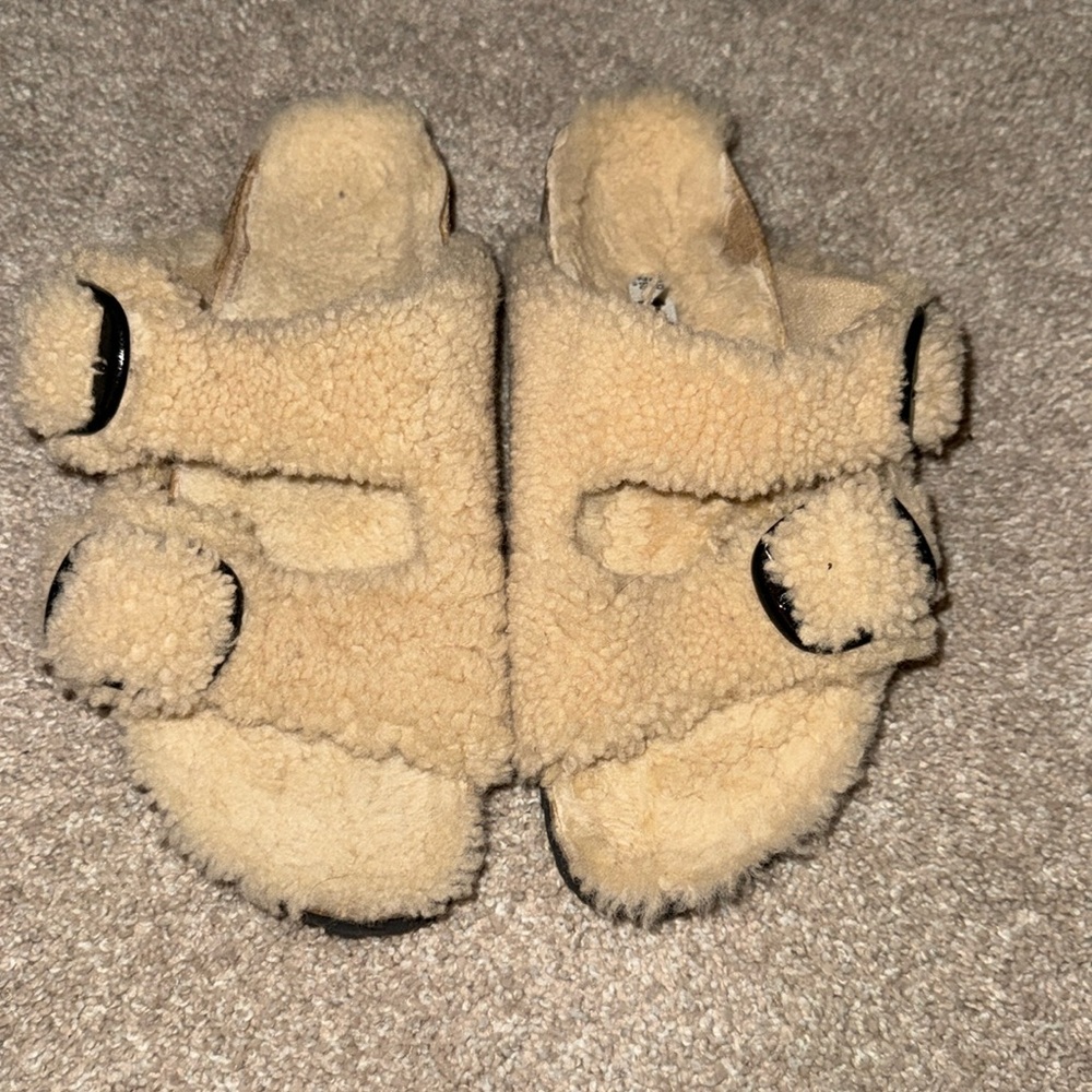 Birkenstock Arizona Teddy Shearling Sandals